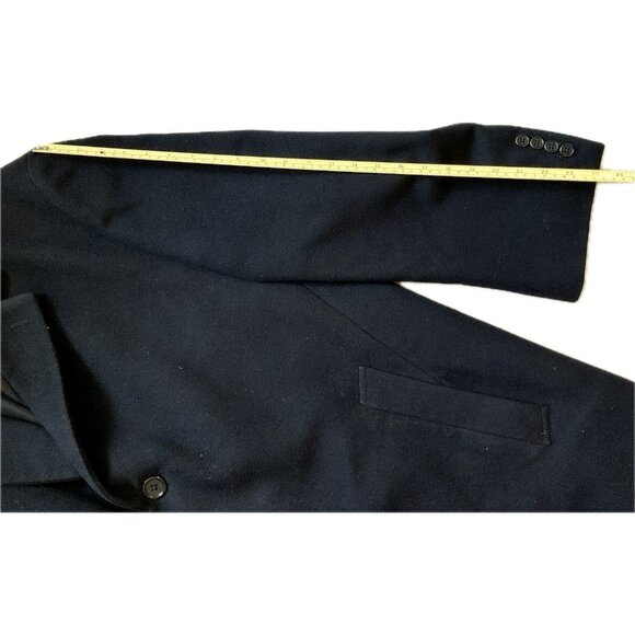 Brooks Brothers 346 Wool Cashmere Blend Overcoat Mens 44S Classic Formal Coat - Picture 11 of 16